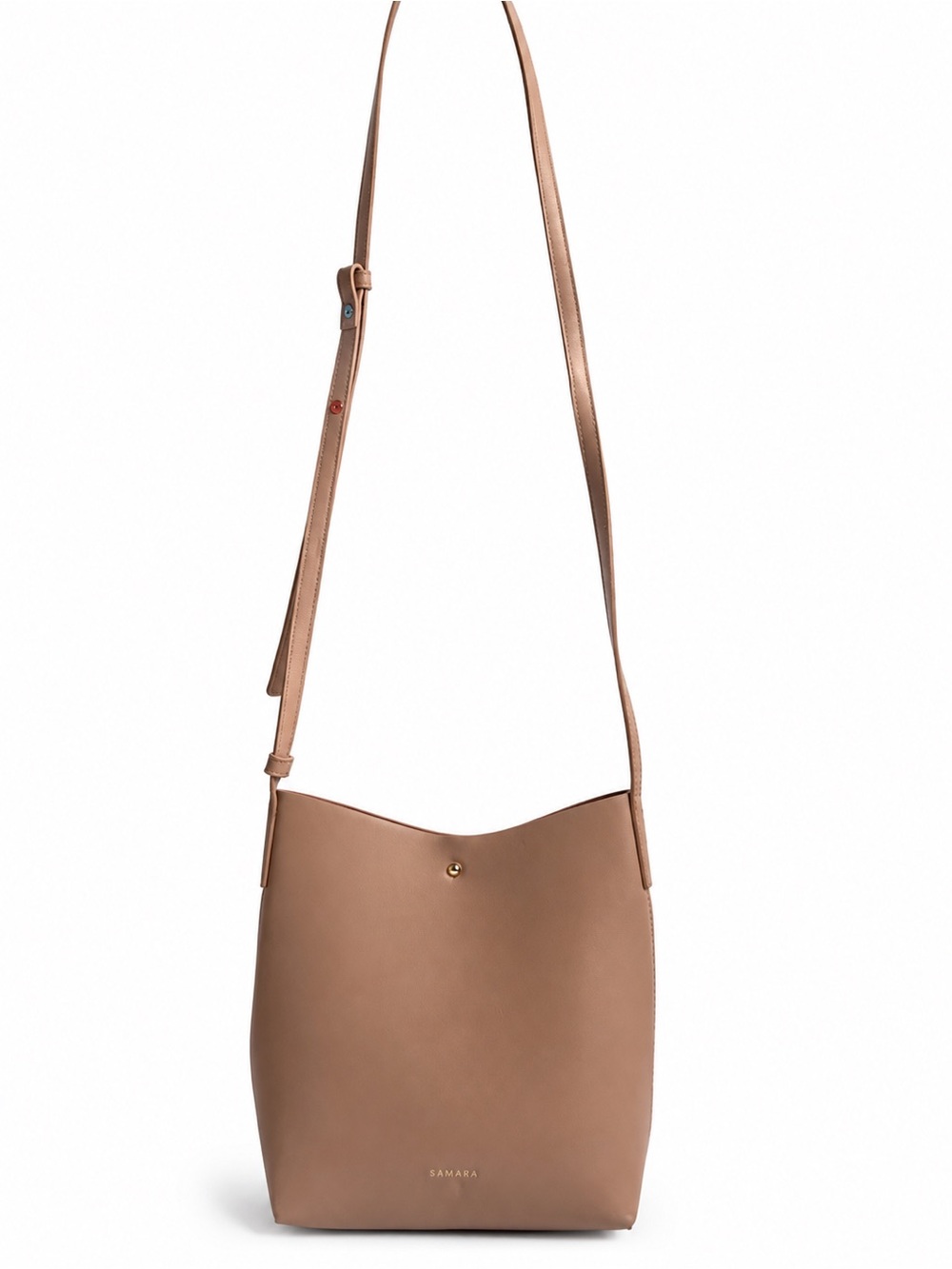 SAMARA Crossbody Bag - Vegan Leather- Light Pink